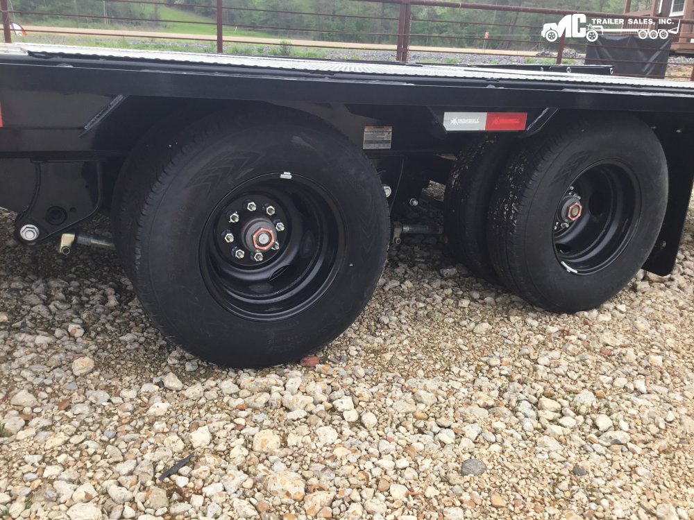 2024 Ironbull Gooseneck Low Pro FlatDeck 102x25 (2) 10k axles