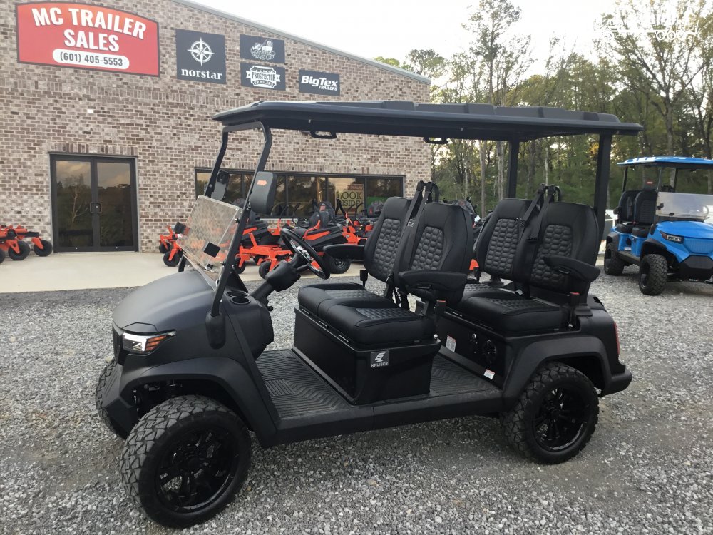 POWERSPORTS:2025 Ez Kruiser Raptor V-4F 4 forward MATTE BLACK