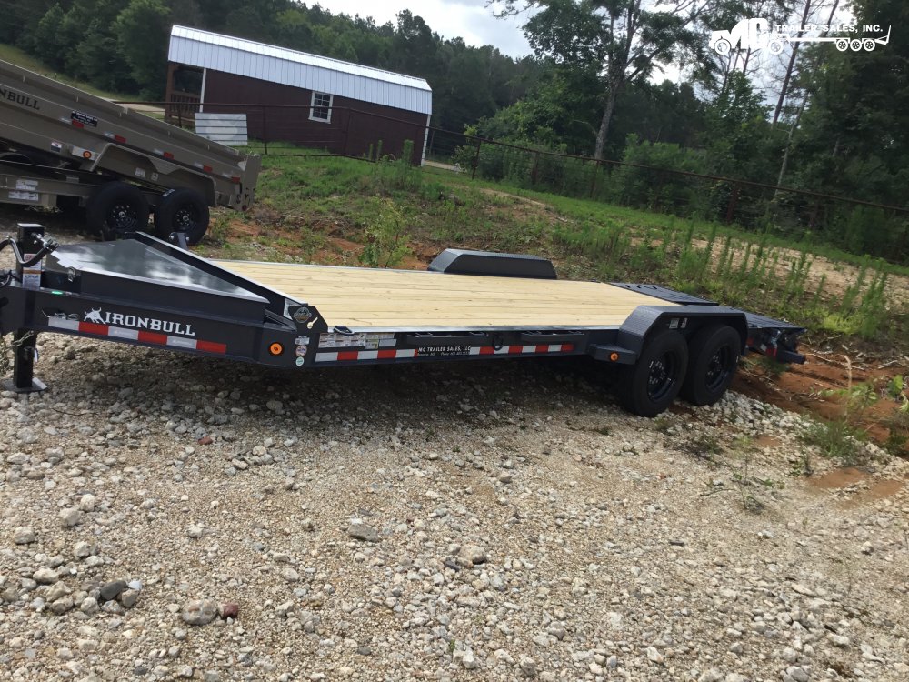 2026 Iron Bull Equipment 83 x 22 8" I beam 2-8000 lbs axles 2 5/16 coupler 3' Cleaning Self Ramp