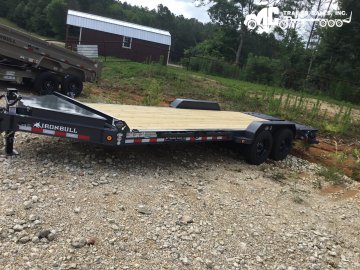 2026 Iron Bull Equipment 83 x 22 8" I beam 2-8000 lbs axles 2 5/16 coupler 3' Cleaning Self Ramp