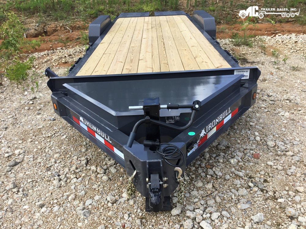 2026 Iron Bull Equipment 83 x 22 8" I beam 2-8000 lbs axles 2 5/16 coupler 3' Cleaning Self Ramp