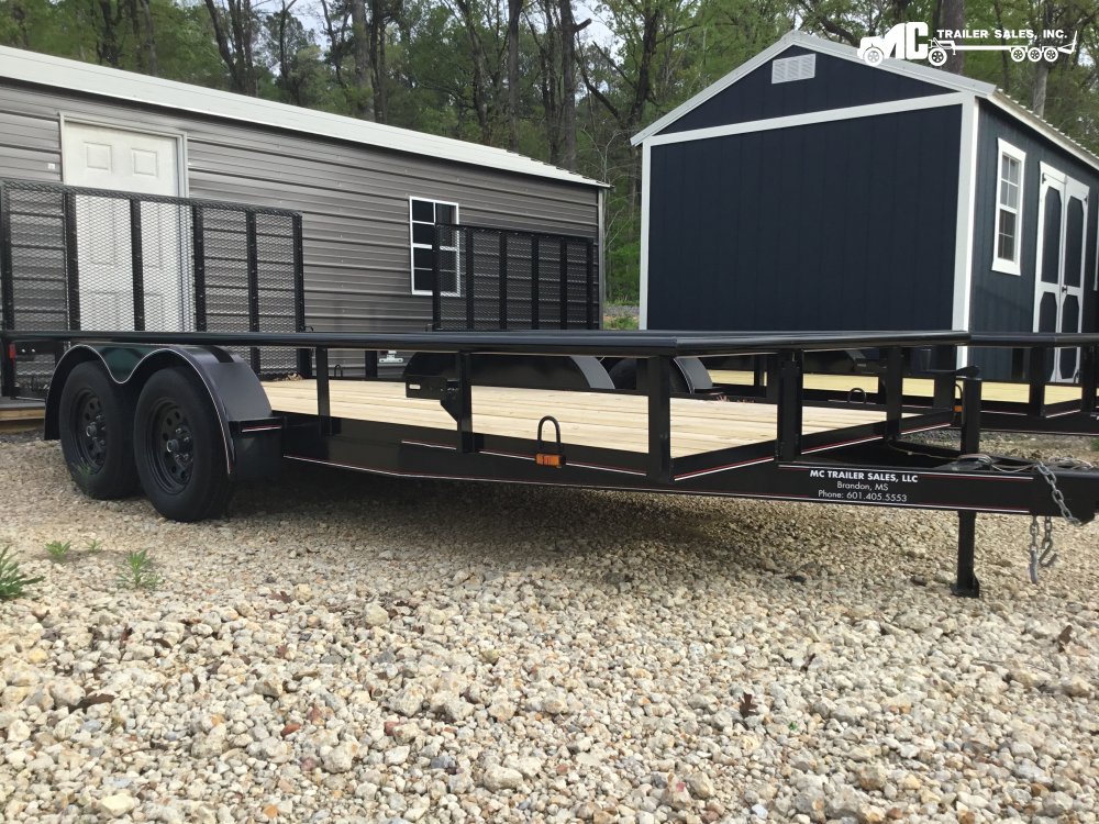 2024 Triple R UtilityT/A 82x16 Pipe Top, W/ Gate, 2-3500lbs Spare tire mount