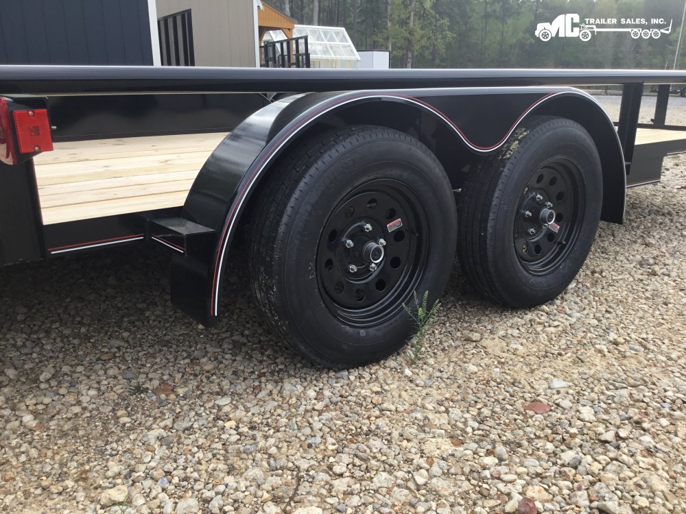 2024 Triple R UtilityT/A 82x16 Pipe Top, W/ Gate, 2-3500lbs Spare tire mount