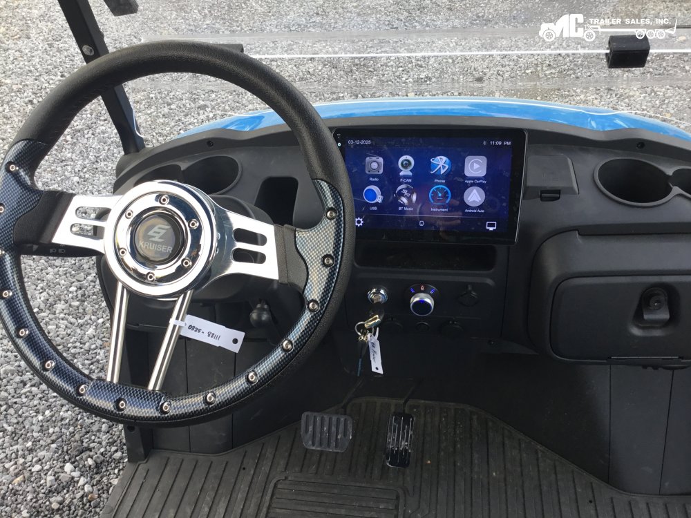 POWERSPORTS:2025 Ez Kruiser Raptor V-4F 4 forward SKY BLUE