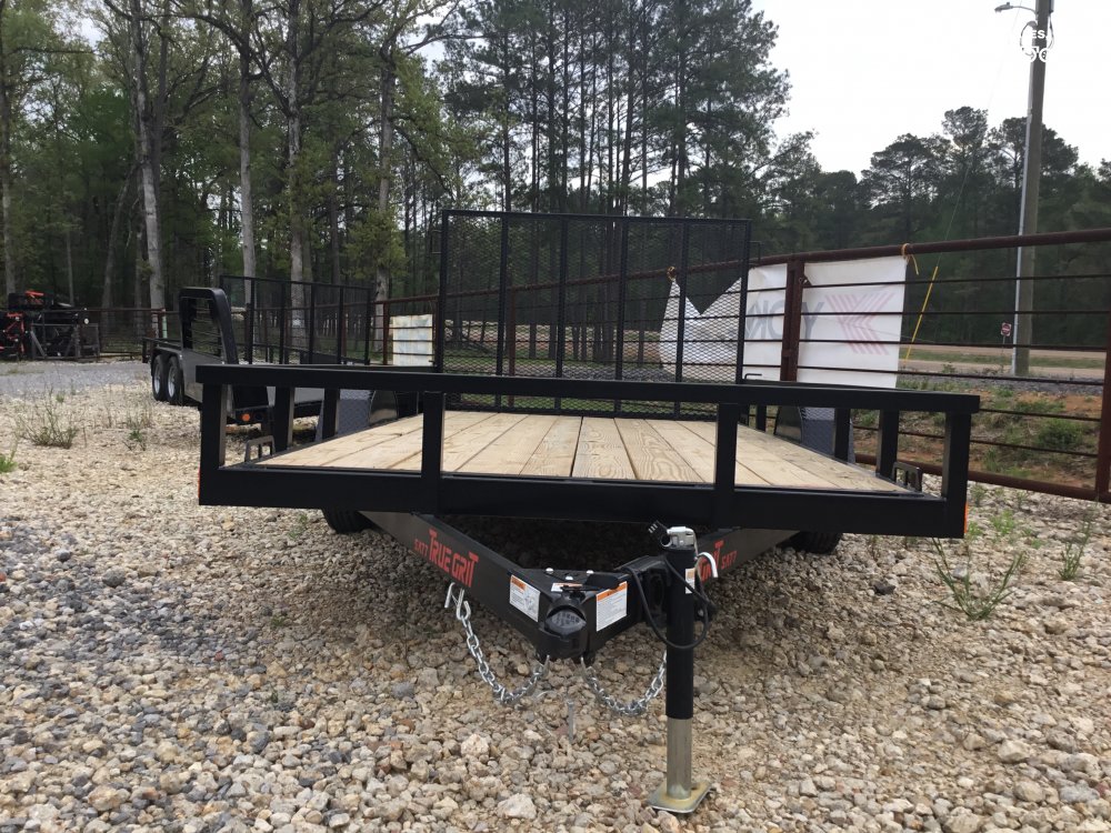 2024 True Grit Utility 77x12 S/A 77, 1-3500lb Axle, Square Tube, Gate