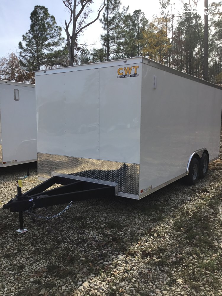 2026 COVERED WAGON ENCLOSED 8.5X18 T/A 2-5200LBS Insulated Walls and Ceiling 7' Interior