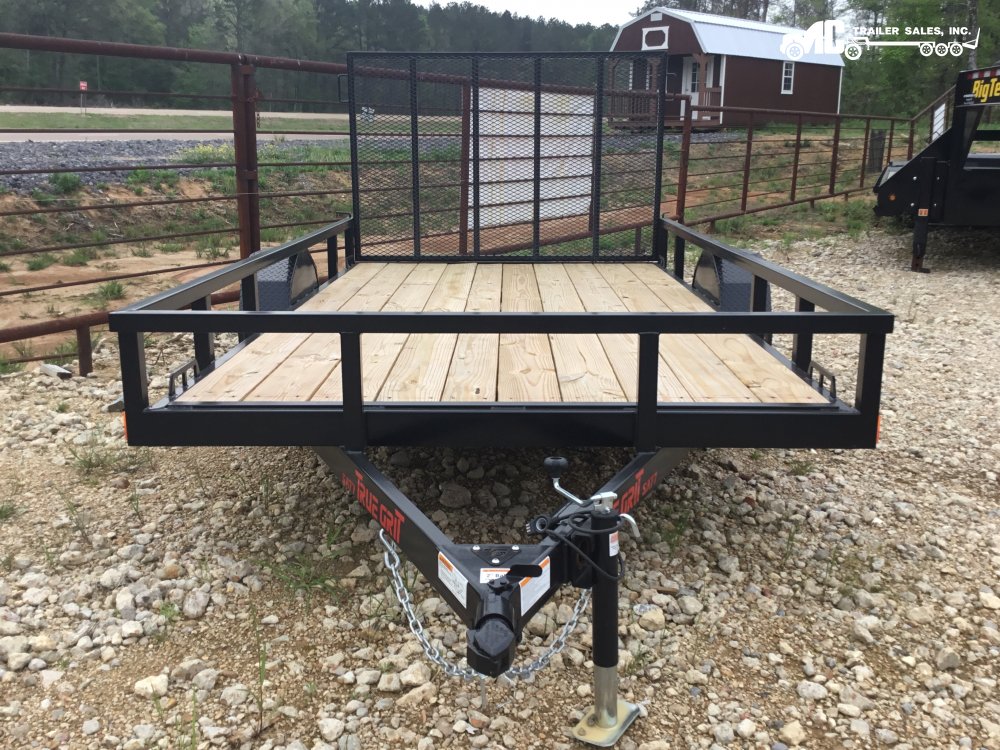 2024 True Grit Utility S/A77 77x12, 3500lb Axle, Square Tube, Gate
