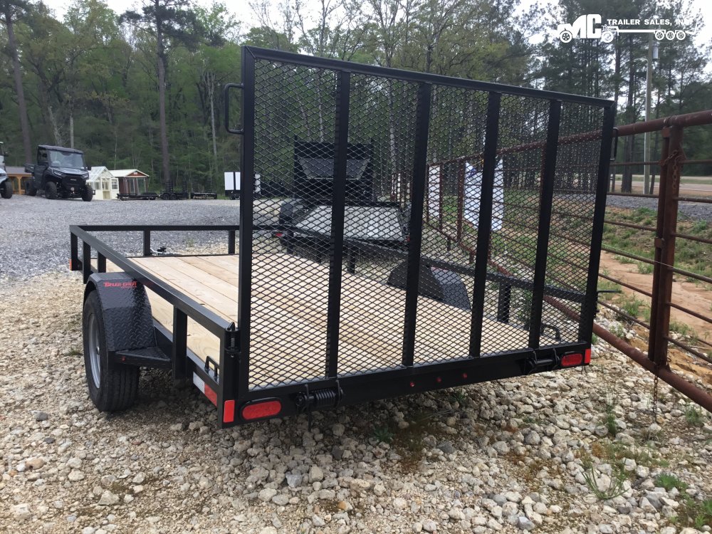 2024 True Grit Utility S/A77 77x12, 3500lb Axle, Square Tube, Gate