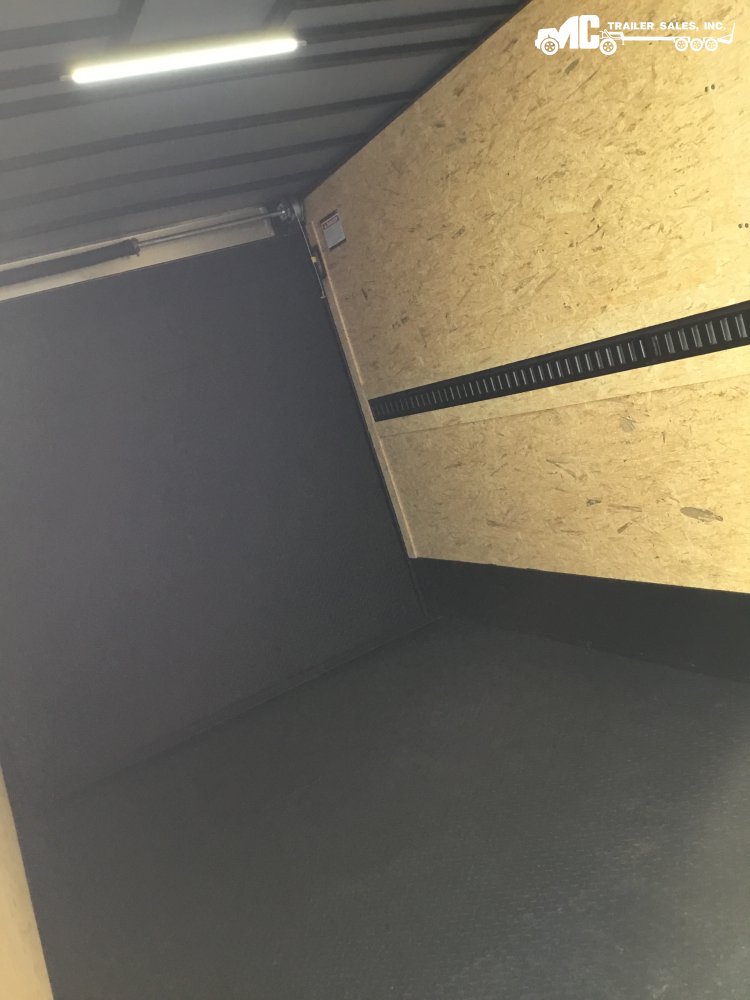 2026 COVERED WAGON ENCLOSED 7X16 T/A 2-5200LBS 8KJack Steel Floor E-TRACK Polycore White Landscape E