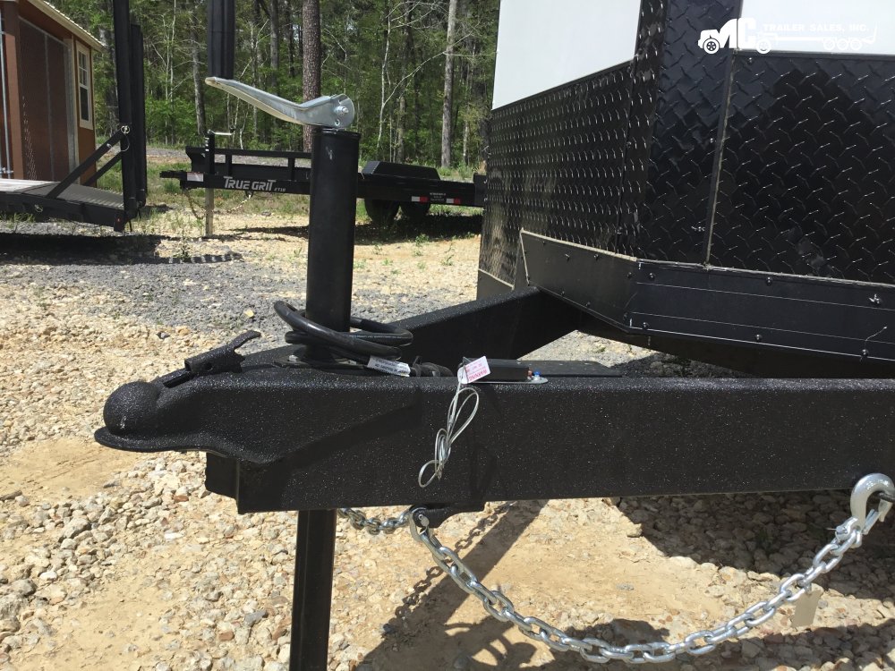 2025 Covered Wagon Enclosed 7x16 2-3500lb Axles, Poly, UTV Escape Door