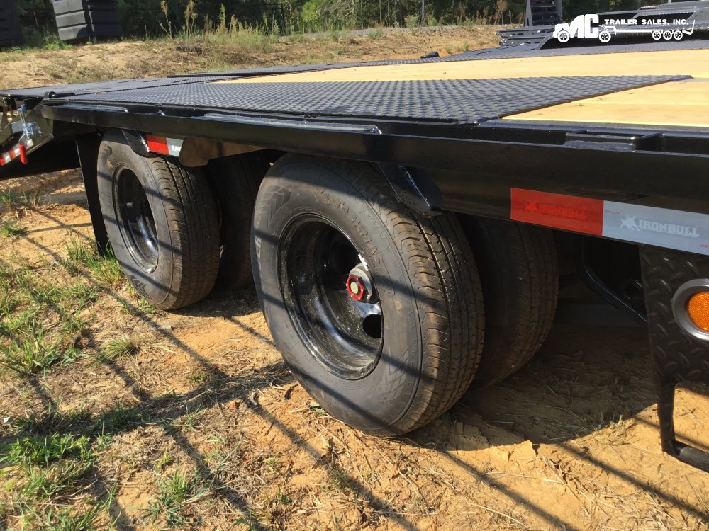 2026 Iron Bull Gooseneck102"x20' With 5' Dovetail 12" I-Beam LED Lights Low Profile Spare Tire 2-10K