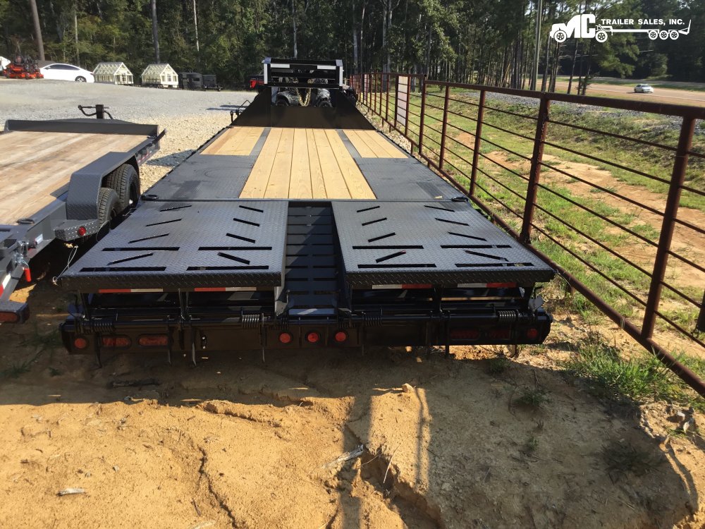 2026 Iron Bull Gooseneck102"x20' With 5' Dovetail 12" I-Beam LED Lights Low Profile Spare Tire 2-10K