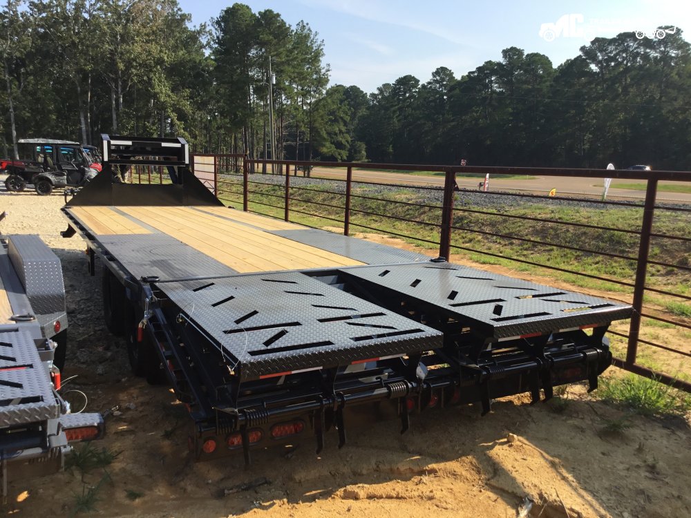 2026 Iron Bull Gooseneck102"x20' With 5' Dovetail 12" I-Beam LED Lights Low Profile Spare Tire 2-10K