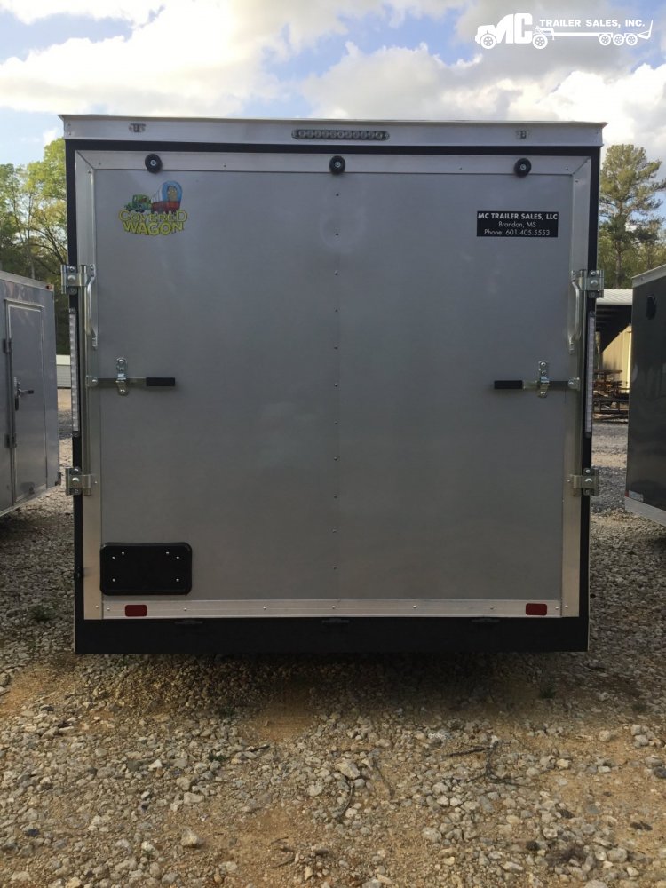 2025 Covered Wagon Enclosed 7x14, (2) 3500lb Axles, diamond fenders, insulated roof