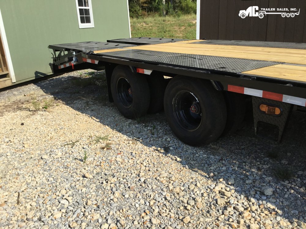 2026 Iron Bull Gooseneck102"x25 With 5' Dovetail 12" I-Beam LED Lights Low Profile Spare Tire 2-10K 