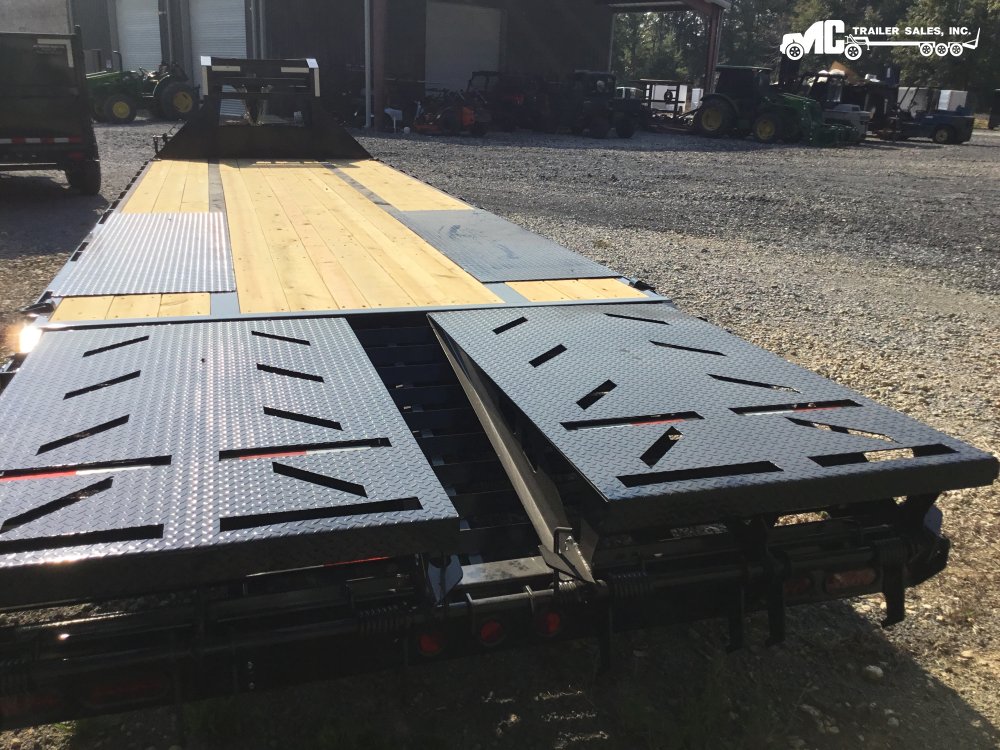 2026 Iron Bull Gooseneck102"x25 With 5' Dovetail 12" I-Beam LED Lights Low Profile Spare Tire 2-10K 