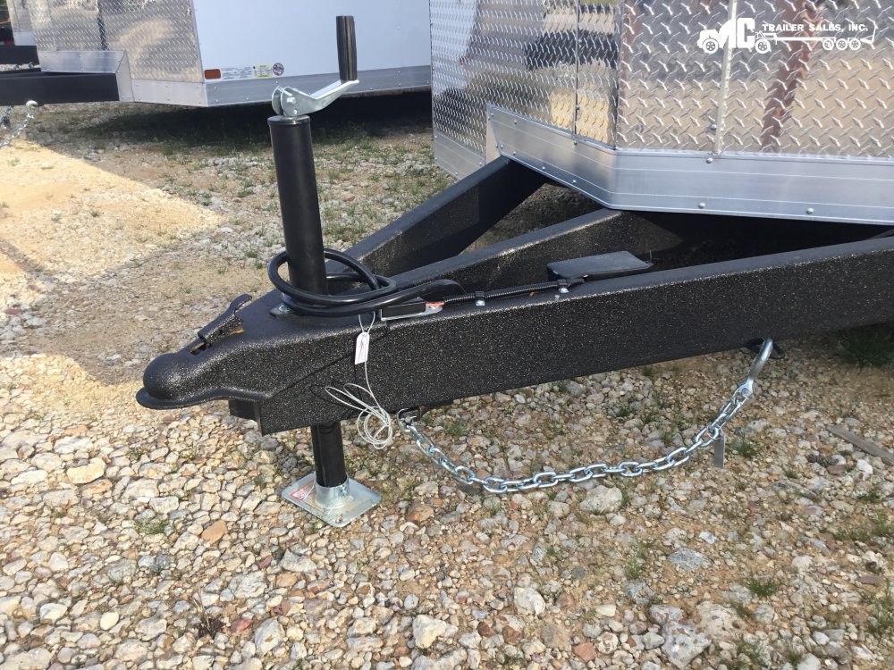 2025 Covered Wagon Enclosed 8.5x16 TA Gold Mine Series/(2) 5200 LB Axles/6'6" Interior Height