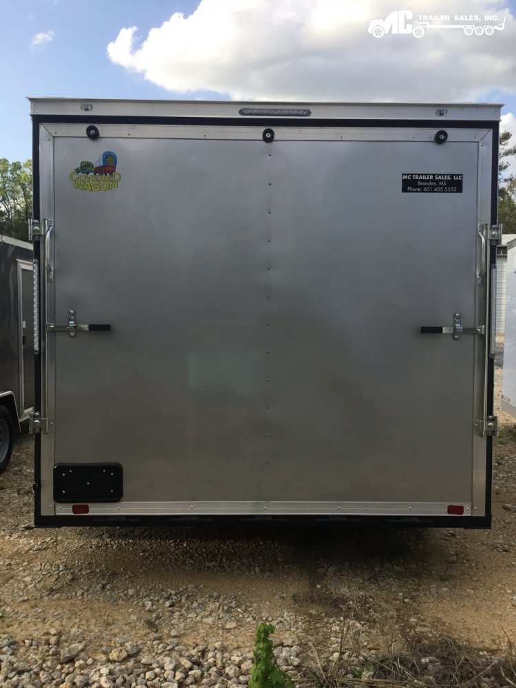2025 Covered Wagon Enclosed 8.5x16 TA Gold Mine Series/(2) 5200 LB Axles/6'6" Interior Height