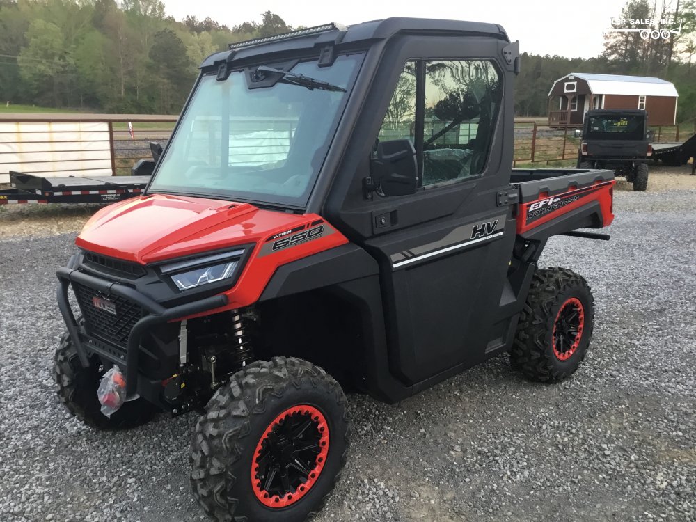 POWERSPORTS:2025 Odes UTV 650cc heat only cab RED Workcross