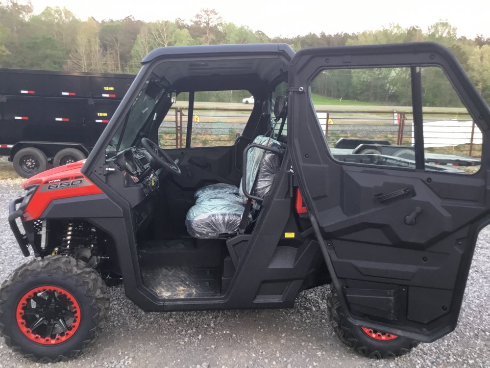 POWERSPORTS:2025 Odes UTV 650cc heat only cab RED Workcross