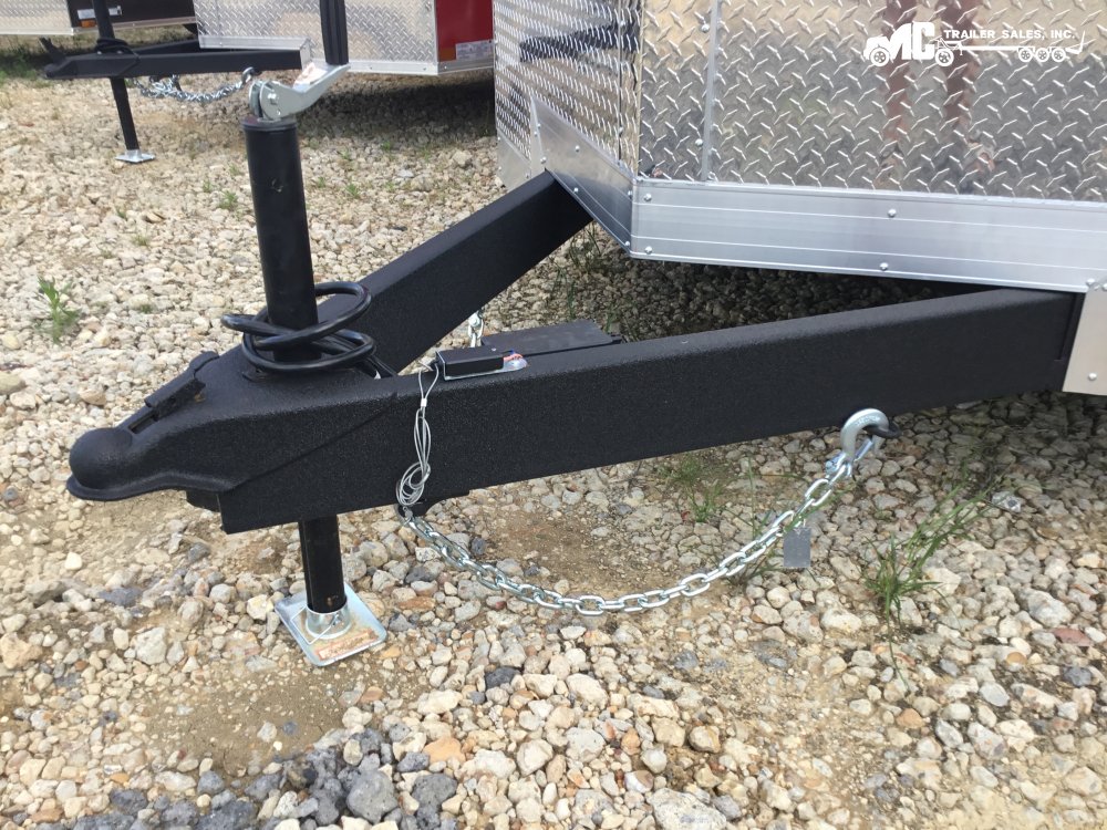 2025 Covered Wagon Enclosed trailer, 7x16 (2) 3500lb Axles, Gray, insulated roof, diamond fenders