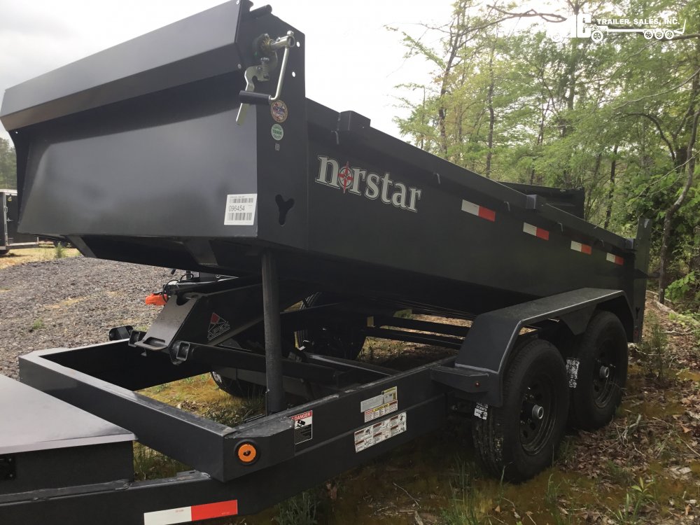 2025 Northstar Dump 6x12 2-5200 lbs axles Grey