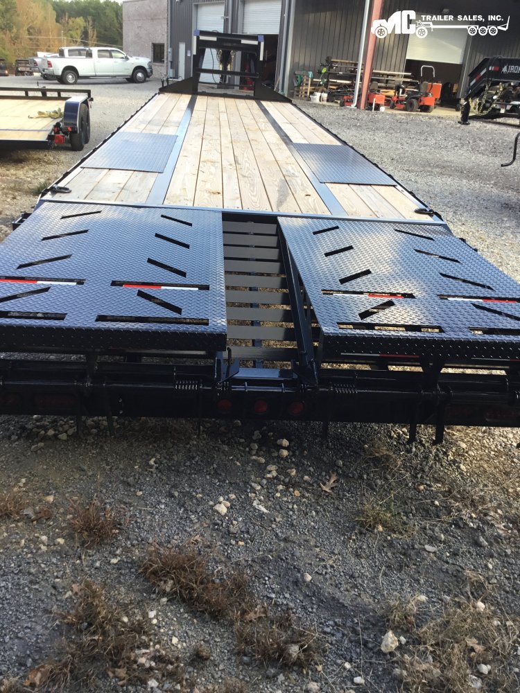 2026 Norstar Gooseneck102"x29 With 5' Dovetail 12" I-Beam LED Lights Low Profile Spare Tire 2-10K Ja