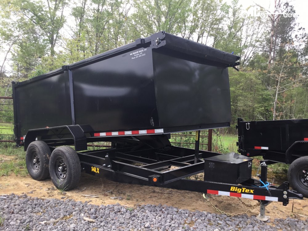 2025 Big Tex Dump LX 83x14 2-7000lbs 4' sides 2 5/16 coupler
