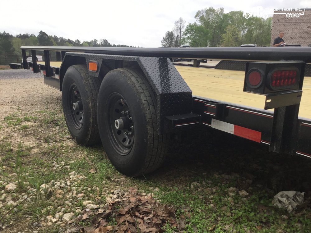 Triple R Utility 82X20 2-7k axles w/ 2 brakes, built in ramps in gate