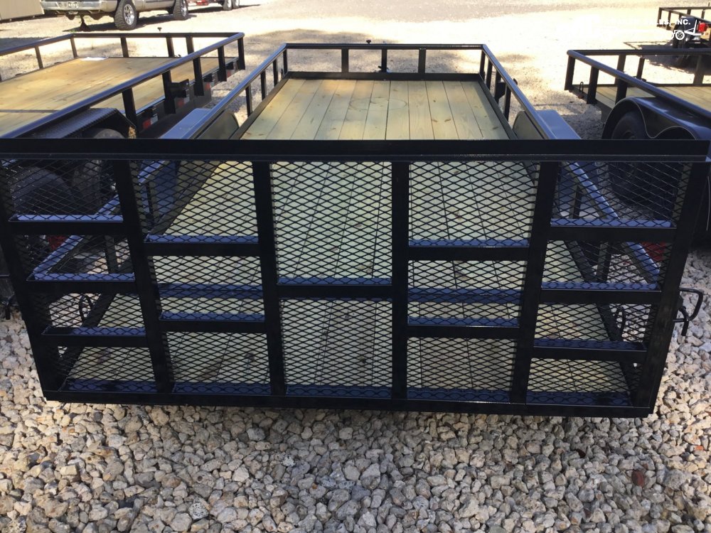 2025 Triple R Utility 82x16+2 Pipe Top T/A 2-3500lbs Gate with BUILT IN RAMP