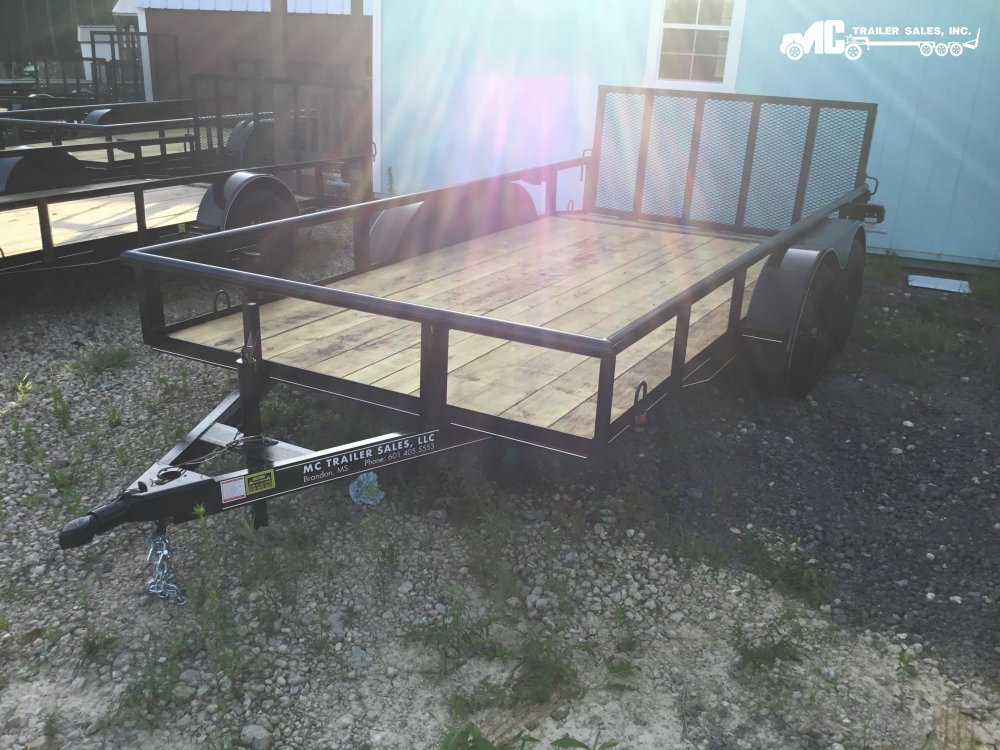 2025 Triple R Utility T/A 6 1/2x 12 + 2 2-3500lb Axles 1 Brake 3-foot gate 2" ball