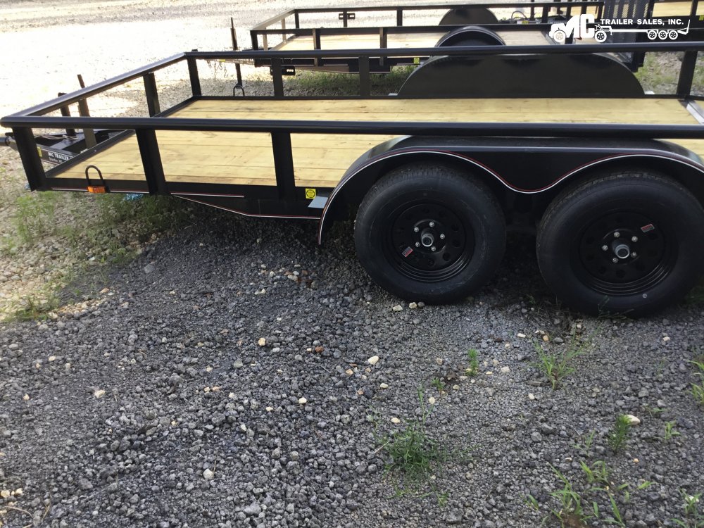 2025 Triple R Utility T/A 6 1/2x 12 + 2 2-3500lb Axles 1 Brake 3-foot gate 2" ball