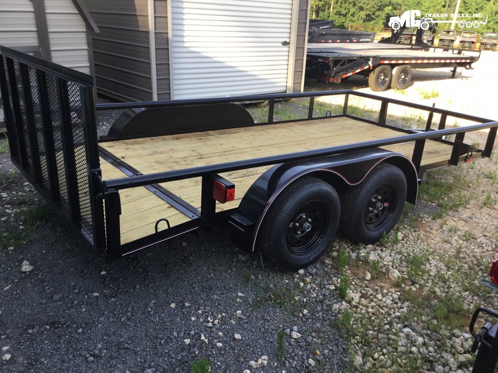 2025 Triple R Utility T/A 6 1/2x 12 + 2 2-3500lb Axles 1 Brake 3-foot gate 2" ball
