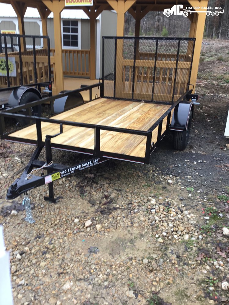 2026 Triple R 6x10 Angle Top W/Gate and Spare Tire Mount