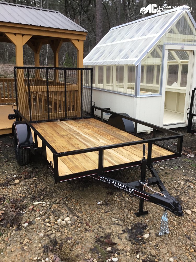 2026 Triple R 6x10 Angle Top W/Gate and Spare Tire Mount