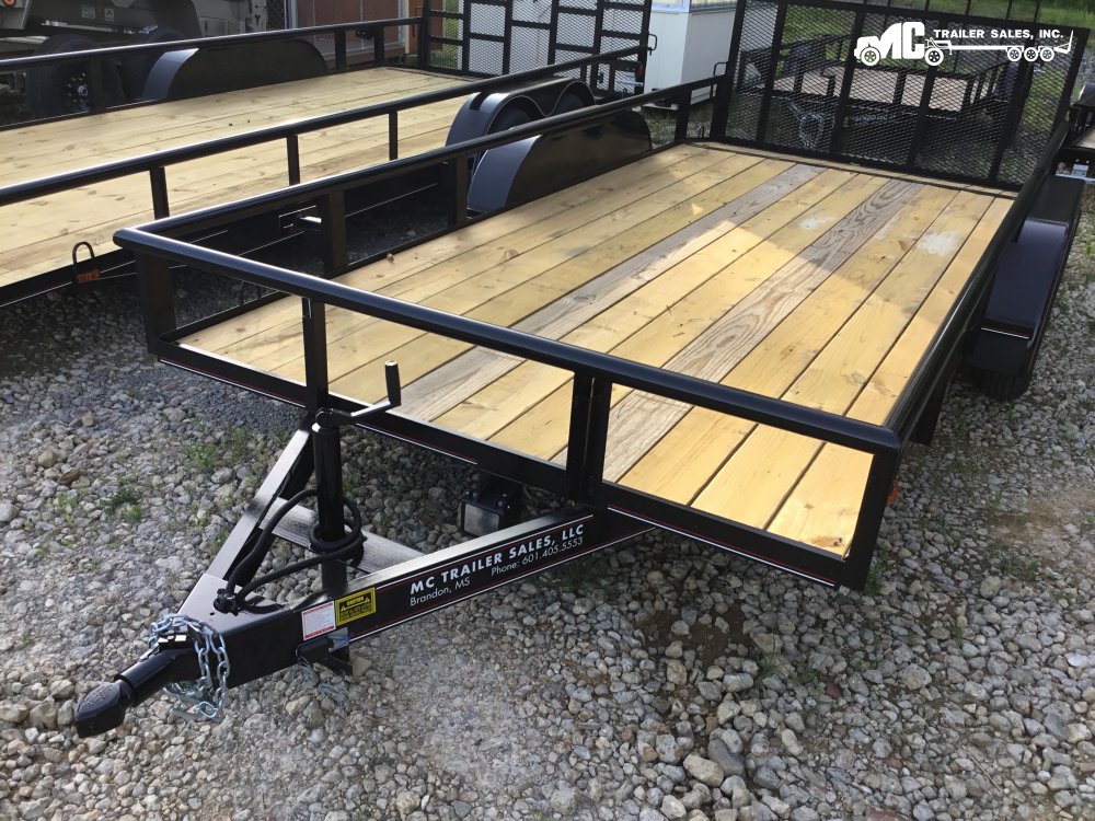 2025 Triple R Utility 6x14 + 2 2-3500lb T/A Pipe Top, 3 foot with gate 2" ball 1 brake
