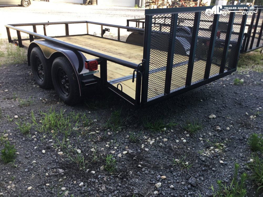 2025 Triple R Utility T/A 82 x 12 + 2 2-3500lb Axles 1 Brake 3-foot gate 2" ball