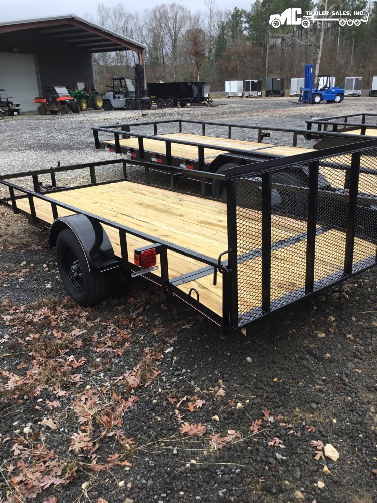 2026 Triple R 6x12+2 Angle Top W/Gate and Spare Tire Mount