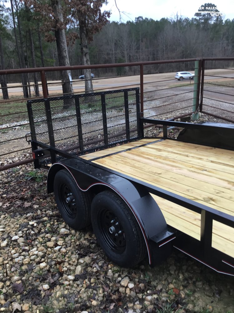 2026 Triple R 82x12+2 Angle Top 2-3500# Axles W/Gate and Spare Tire Mount