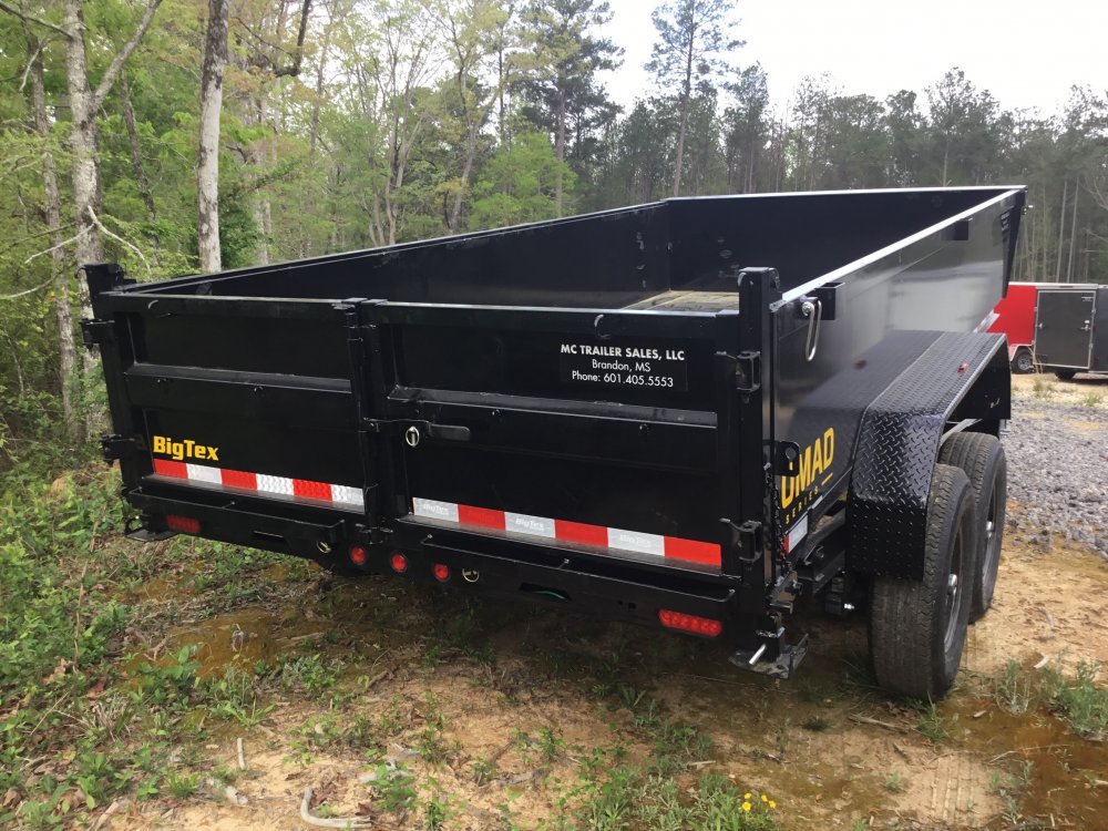 2025 Big Tex Dump LX 83x14 2-7000lbs 2 5/16 coupler