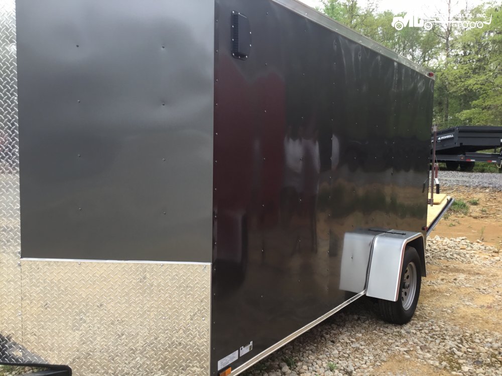 2025 Triple R Enclosed 6x12SA 3500Lb Axle, Ramp Back door, Side door