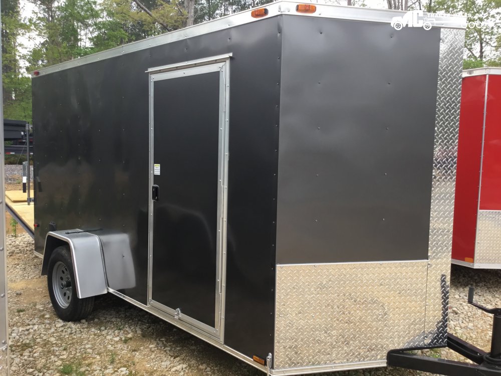 2025 Triple R Enclosed 6x12SA 3500Lb Axle, Ramp Back door, Side door