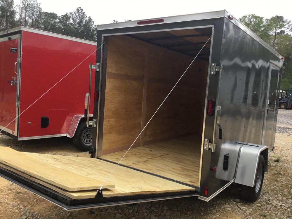 2025 Triple R Enclosed 6x12SA 3500Lb Axle, Ramp Back door, Side door