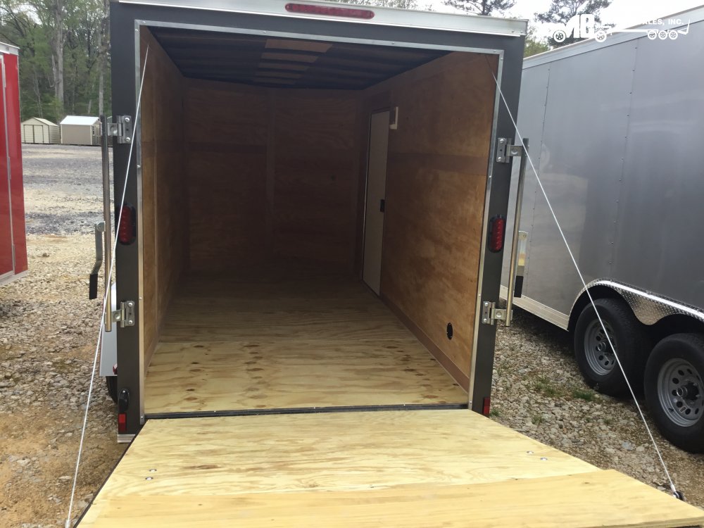 2025 Triple R Enclosed 6x12SA 3500Lb Axle, Ramp Back door, Side door