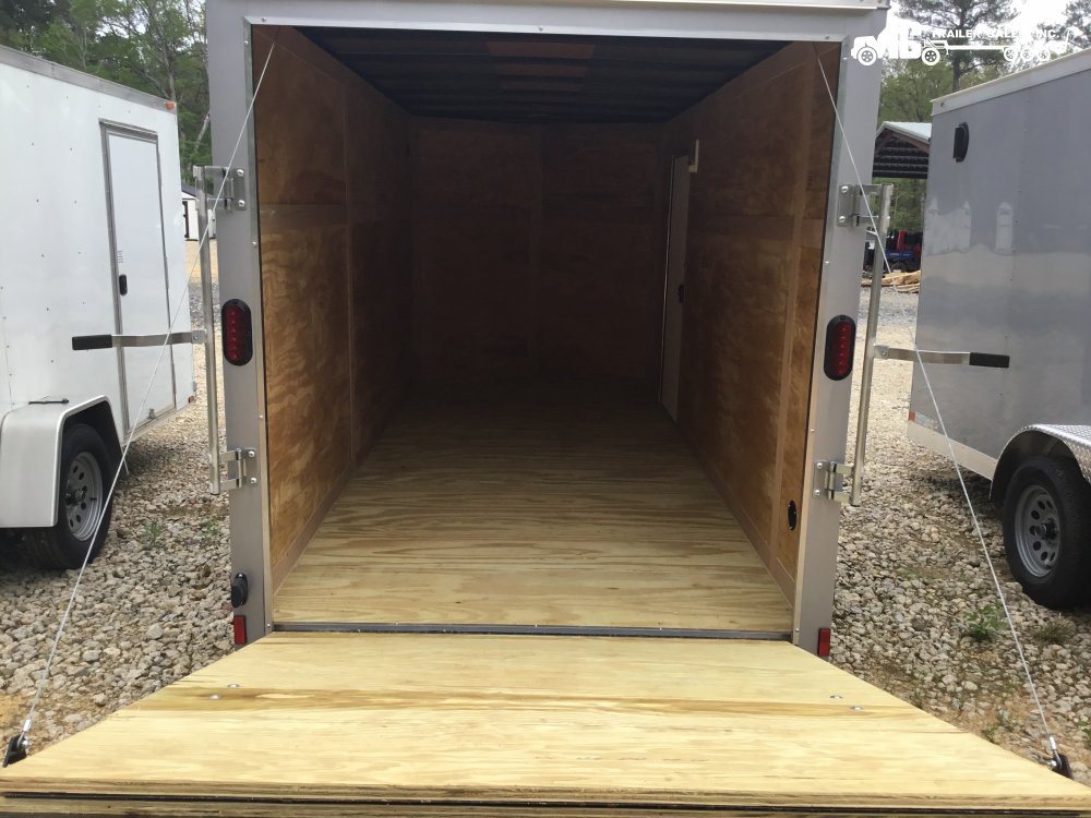 2025 Triple R Enclosed 6x14SA 3500lb Axle, Ramp Back door, Side door bar lock