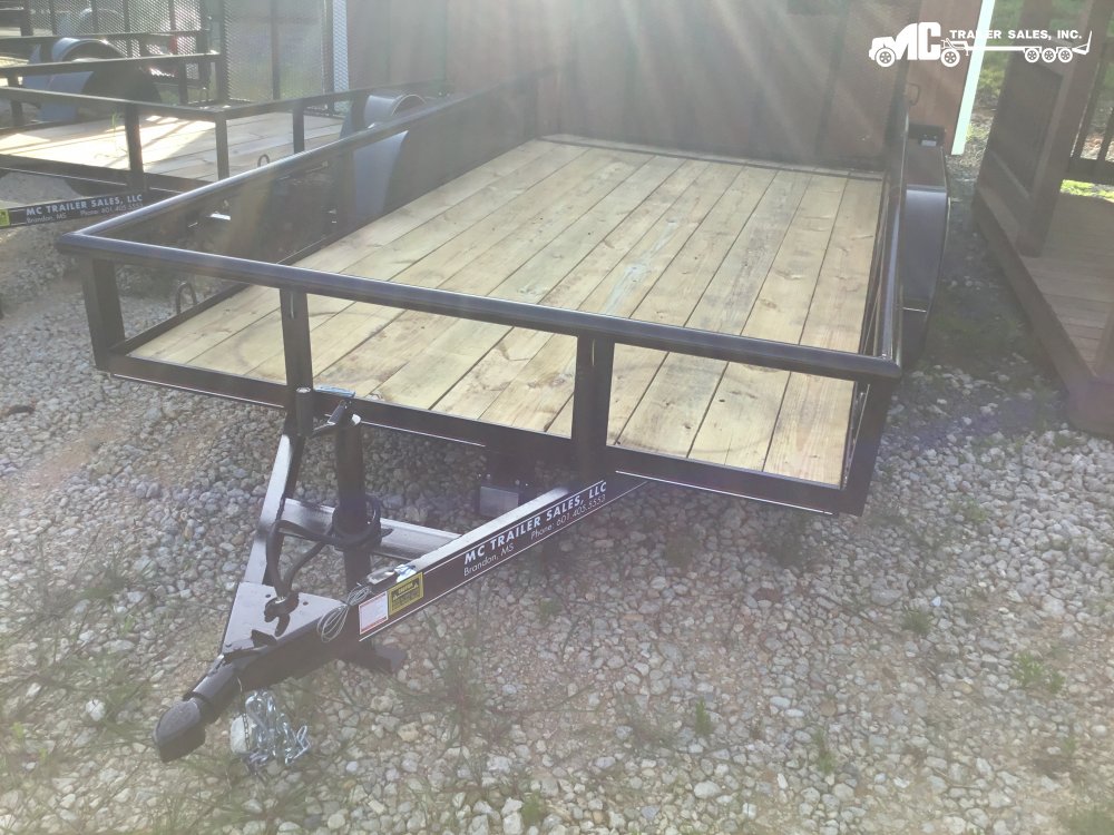 2025 Triple R Utility T/A 6 1/2x 12 + 2 2-3500lb Axles 1 Brake 3-foot gate 2" ball