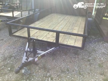 2025 Triple R Utility T/A 6 1/2x 12 + 2 2-3500lb Axles 1 Brake 3-foot gate 2" ball