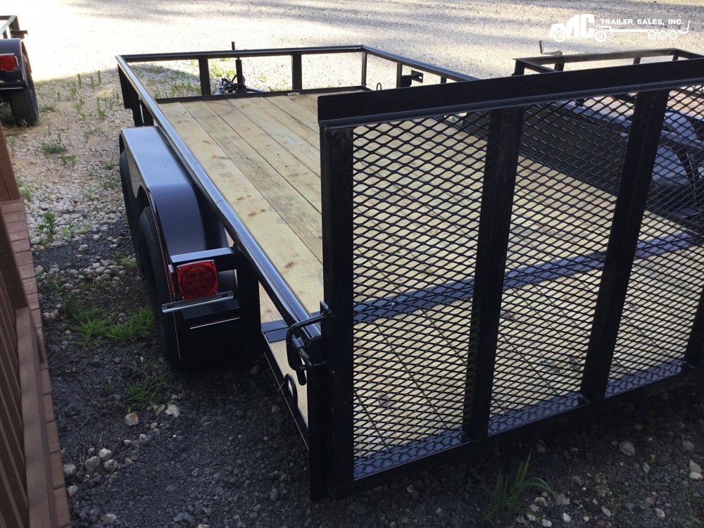 2025 Triple R Utility T/A 6 1/2x 12 + 2 2-3500lb Axles 1 Brake 3-foot gate 2" ball