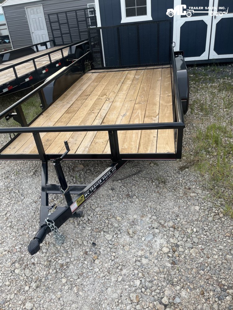 2025 Triple R Utility T/A 6 1/2x 12 + 2 2-3500lb Axles 1 Brake 3-foot gate 2" ball