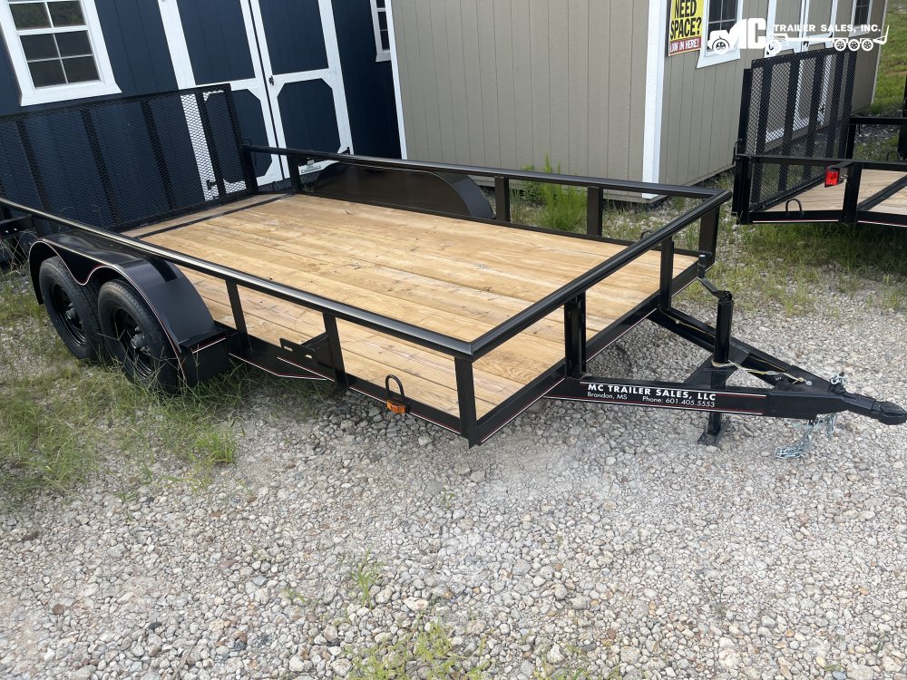 2025 Triple R Utility T/A 6 1/2x 12 + 2 2-3500lb Axles 1 Brake 3-foot gate 2" ball